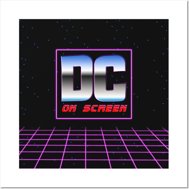 DC on SCREEN '80s Logo #2 Wall Art by DC on SCREEN
